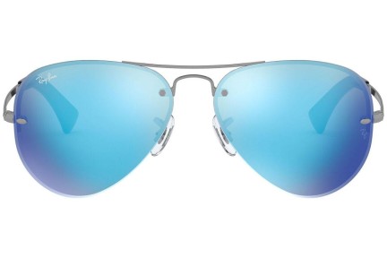 Слънчеви очила Ray-Ban RB3449 004/55 Пилотни Сива