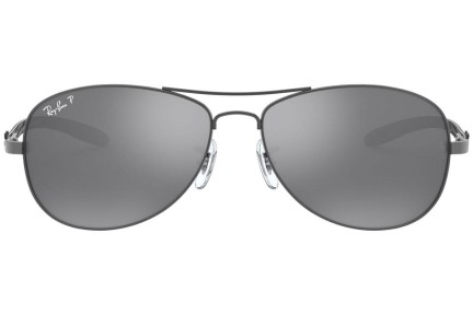 Слънчеви очила Ray-Ban RB8301 004/K6 Polarized Пилотни Сива