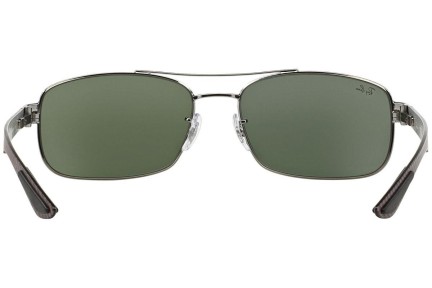 Слънчеви очила Ray-Ban RB8316 004 Правоъгълни Сребърна