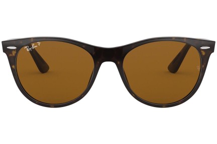 Слънчеви очила Ray-Ban Wayfarer II Classic RB2185 902/57 Polarized Квадратни Хавана