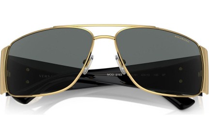 Слънчеви очила Versace VE2163 100281 Polarized Правоъгълни Златна