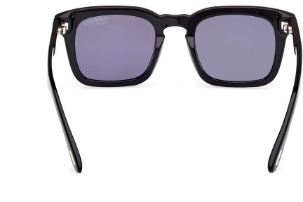 Слънчеви очила Tom Ford Dax FT0751 01D Polarized Квадратни Черна