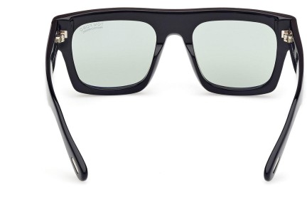 Слънчеви очила Tom Ford Fausto FT0711 01N Flat Top Черна