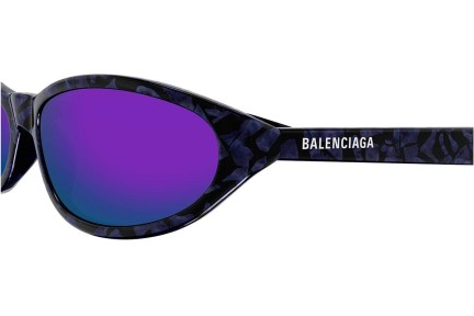 Слънчеви очила Balenciaga BB0007S 011 Овални Виолетова