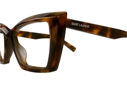 Очила Saint Laurent SL657OPT 002 Око на котка Хавана