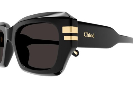 Слънчеви очила Chloe CH0256S 001 Квадратни Черна