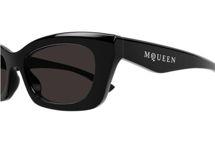 Слънчеви очила Alexander McQueen AM0474S 001 Правоъгълни Черна