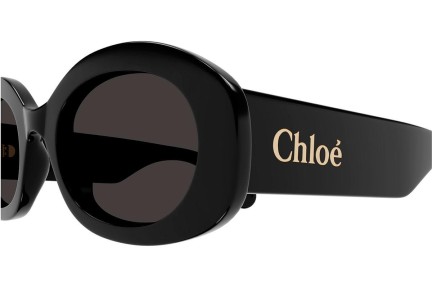 Слънчеви очила Chloe CH0258S 001 Овални Черна