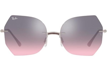 Слънчеви очила Ray-Ban Titanium Collection RB8065 003/H9 Око на котка Сребърна