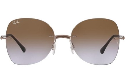 Слънчеви очила Ray-Ban Titanium Collection RB8066 155/68 Квадратни Кафява