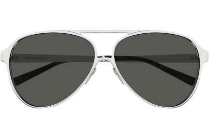 Слънчеви очила Saint Laurent SL734 002 Пилотни Сребърна