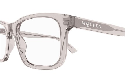 Очила Alexander McQueen AM0486O 008 Квадратни Сива