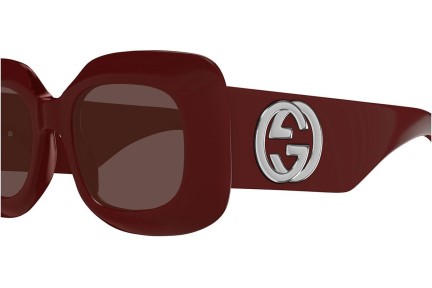 Слънчеви очила Gucci GG1695S 004 Квадратни Червена