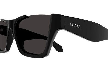 Слънчеви очила Alaia AA0081S 001 Правоъгълни Черна