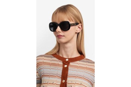 Слънчеви очила Missoni MIS0215/G/S 807/9O Око на котка Черна