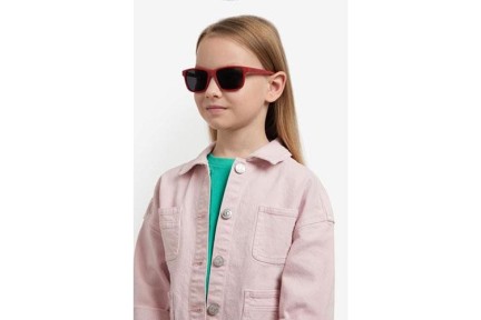 Слънчеви очила Polaroid Junior PLD8067/S C9A/M9 Polarized Квадратни Червена