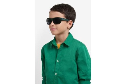 Слънчеви очила Polaroid Junior PLD8064/S 1ED/M9 Polarized Правоъгълни Зелена