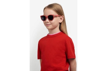 Слънчеви очила Polaroid Junior PLD8065/S 1N5/M9 Polarized Око на котка Червена