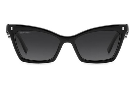 Слънчеви очила Dsquared2 ICON0026/S 807/9O Око на котка Черна