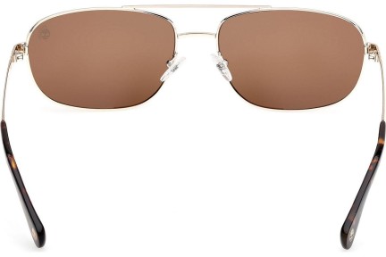 Слънчеви очила Timberland TB00045 32H Polarized Правоъгълни Златна