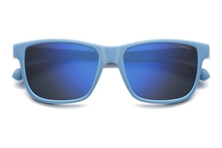 Слънчеви очила Polaroid Junior PLD8067/S VGL/5X Polarized Квадратни Синя