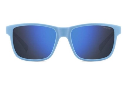 Слънчеви очила Polaroid Junior PLD8067/S VGL/5X Polarized Квадратни Синя