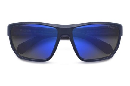 Слънчеви очила Polaroid PLD7057/S FLL/5X Polarized Правоъгълни Синя