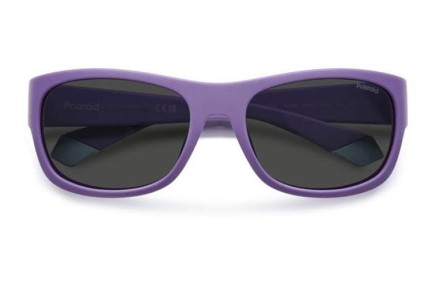 Слънчеви очила Polaroid Junior PLD8064/S B3V/M9 Polarized Правоъгълни Виолетова