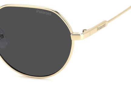 Слънчеви очила Polaroid PLD6236/S/X RHL/M9 Polarized Заоблени Златна