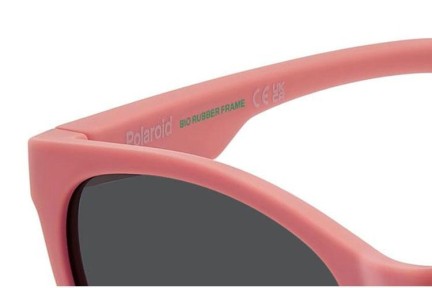 Слънчеви очила Polaroid Junior PLD8065/S 1N5/M9 Polarized Око на котка Червена