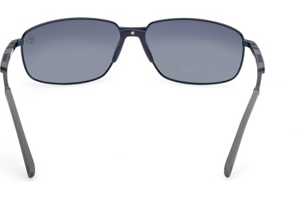 Слънчеви очила Timberland TB00041 91D Polarized Правоъгълни Синя