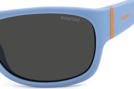 Слънчеви очила Polaroid Junior PLD8064/S MVU/M9 Polarized Правоъгълни Синя