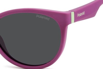 Слънчеви очила Polaroid Junior PLD8065/S QHO/M9 Polarized Око на котка Розова