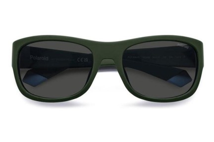 Слънчеви очила Polaroid Junior PLD8064/S 1ED/M9 Polarized Правоъгълни Зелена