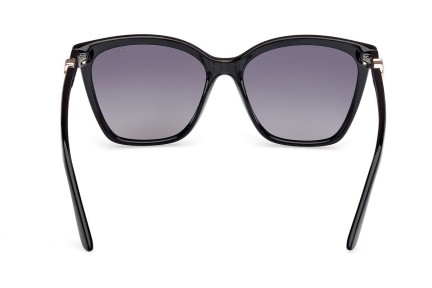 Слънчеви очила Guess GU00191 01D Polarized Око на котка Черна