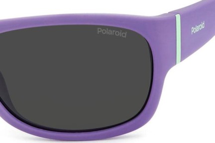 Слънчеви очила Polaroid Junior PLD8064/S B3V/M9 Polarized Правоъгълни Виолетова