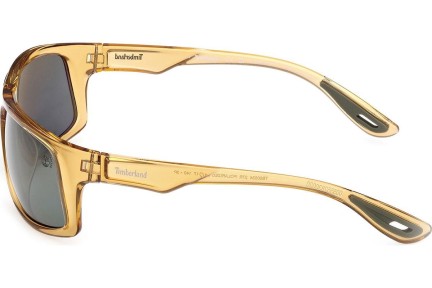 Слънчеви очила Timberland TB00034 27R Polarized Правоъгълни Жълта