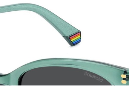 Слънчеви очила Polaroid PLD6231/S 1ED/M9 Polarized Око на котка Зелена