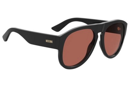 Слънчеви очила Moschino MOS176/S 807/U1 Пилотни Черна