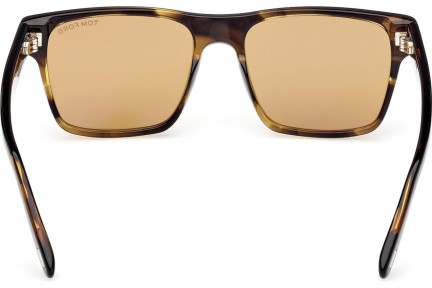 Слънчеви очила Tom Ford Calder FT1205 56E Квадратни Хавана