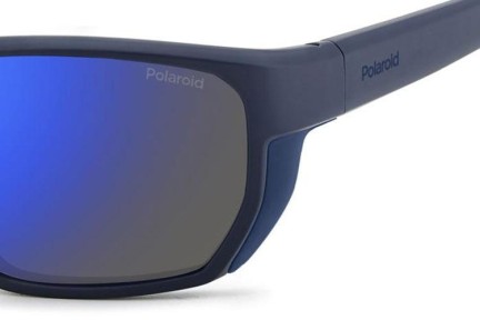 Слънчеви очила Polaroid PLD7057/S FLL/5X Polarized Правоъгълни Синя