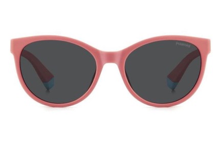 Слънчеви очила Polaroid Junior PLD8065/S 1N5/M9 Polarized Око на котка Червена