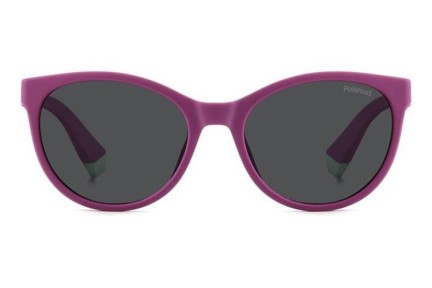 Слънчеви очила Polaroid Junior PLD8065/S QHO/M9 Polarized Око на котка Розова