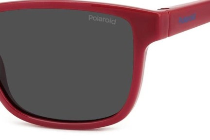 Слънчеви очила Polaroid Junior PLD8067/S C9A/M9 Polarized Квадратни Червена