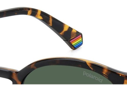 Слънчеви очила Polaroid PLD6233/S 086/UC Polarized Заоблени Хавана