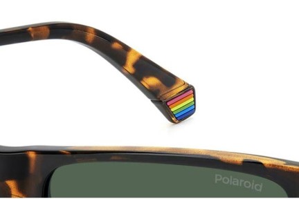 Слънчеви очила Polaroid PLD6232/S 086/UC Polarized Квадратни Хавана