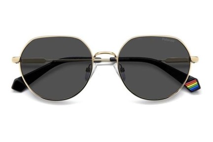 Слънчеви очила Polaroid PLD6236/S/X RHL/M9 Polarized Заоблени Златна