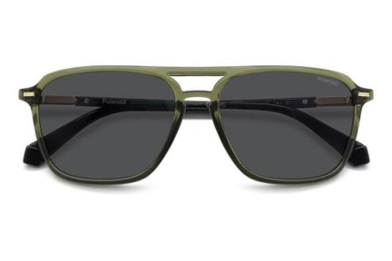 Слънчеви очила Polaroid PLD4182/S/X 4C3/M9 Polarized Квадратни Зелена