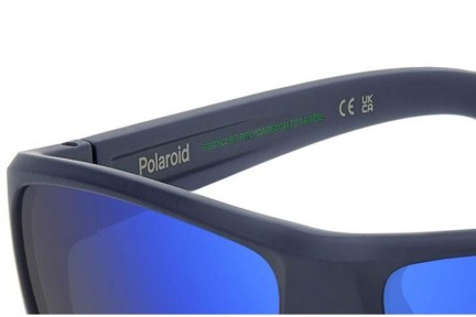 Слънчеви очила Polaroid PLD7057/S FLL/5X Polarized Правоъгълни Синя