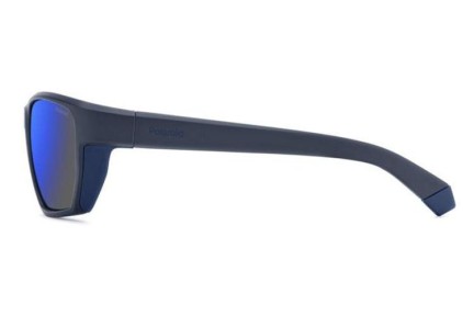 Слънчеви очила Polaroid PLD7057/S FLL/5X Polarized Правоъгълни Синя